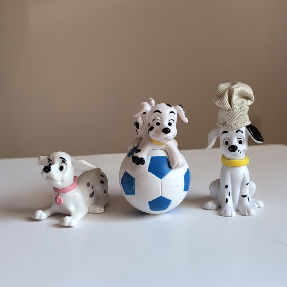 Vintage 90s 101 Dalmatians Promo Happy Meal Toys